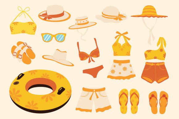 A Designer's Review of Collection of Summer Illustrations