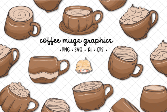 Coffee Mug Vector Illustrations: Graphics & Illustrations