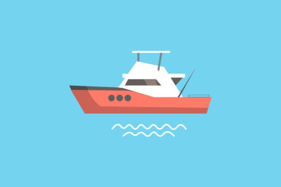 Ship Red Illustrations Vectors: Graphics for Bold Branding