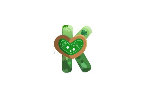St Patrick Icon Alphabet K Illustrations: Graphics & Illustrations