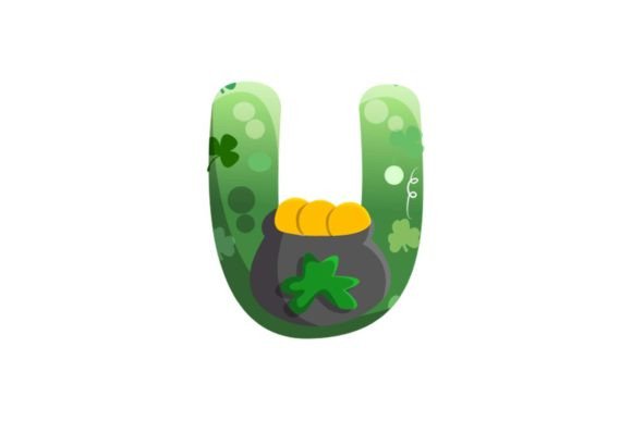 St Patrick Icon Alphabet U Illustrations for Crafters
