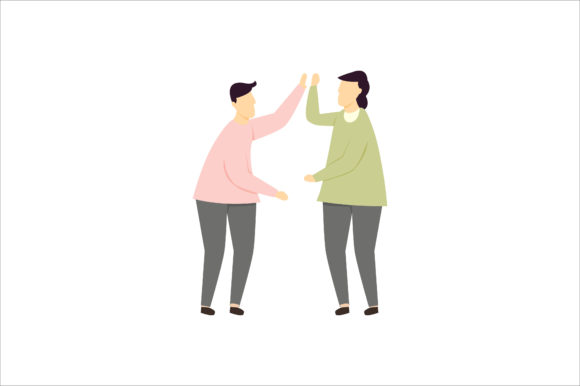 Valentine Illustrations Romantic Couples: Graphics & Design Review